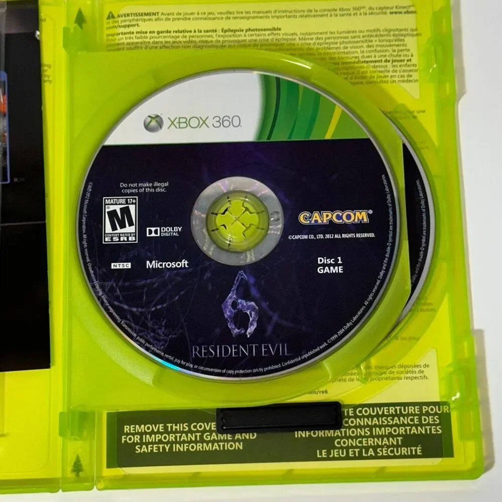 Resident Evil 6 XBOX 360 Videogame